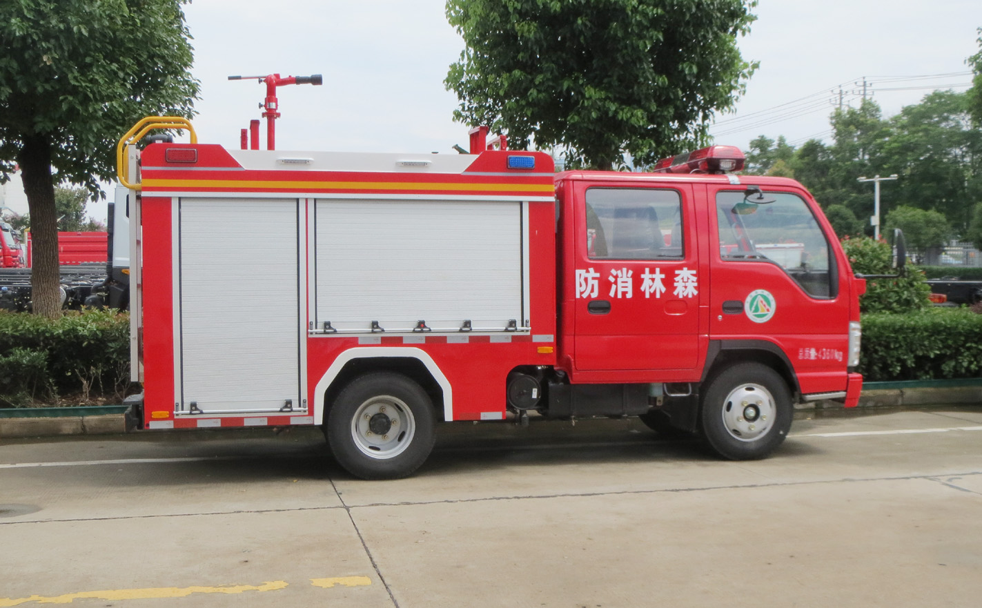 慶鈴國(guó)六2噸<a href='http://m.qqlianxin.com/p279.html'>消防車(chē)</a>簡(jiǎn)介